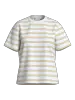 VINORA S/S YD T-SHIRT - NOOS 5232270 Bright White OPT 9 MELLOW YELLOW/LAVENDER BLUE
