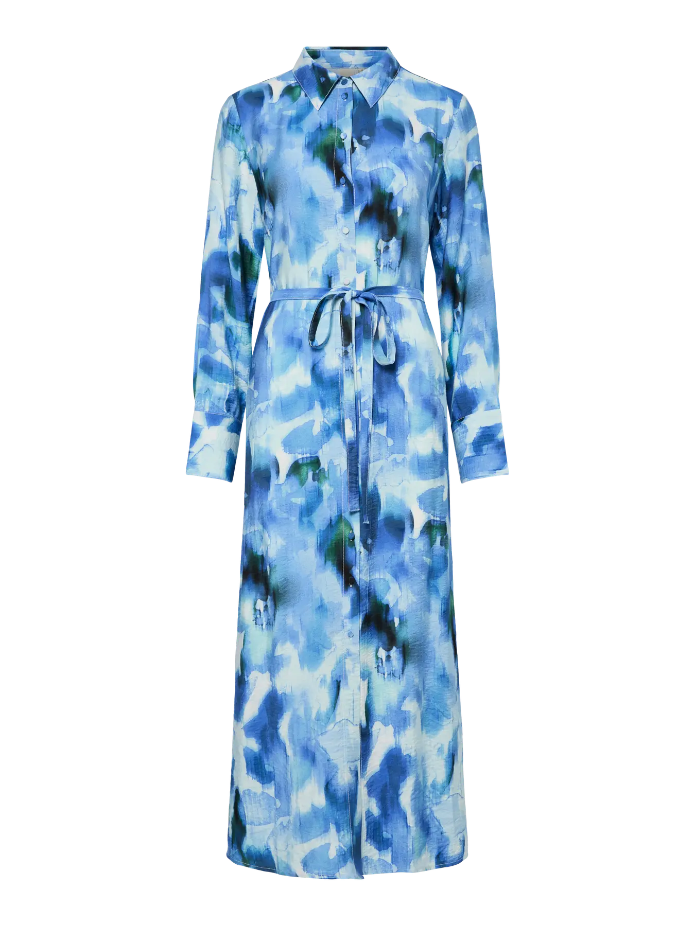 YASMILLO LS LONG SHIRT DRESS S.