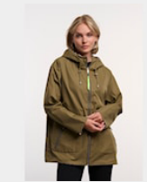 Faylinn.7002721 Reversible short jacket with hood Caper green