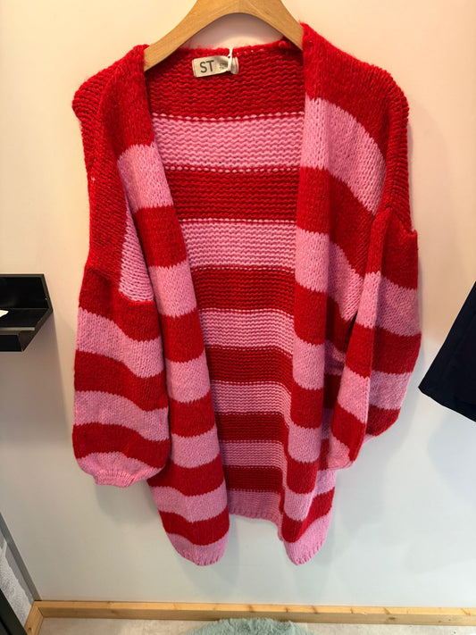 Strickjacke lang59