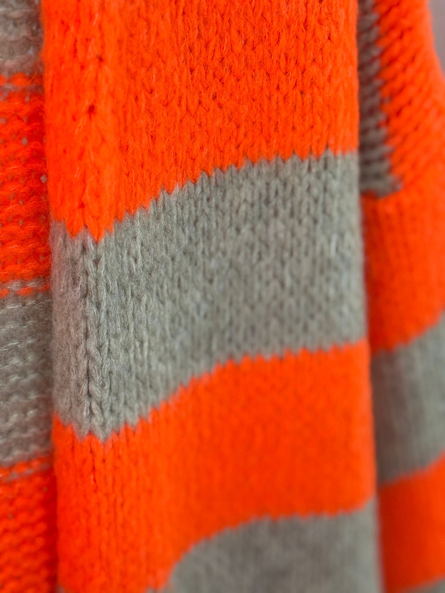 Strickjacke lang
