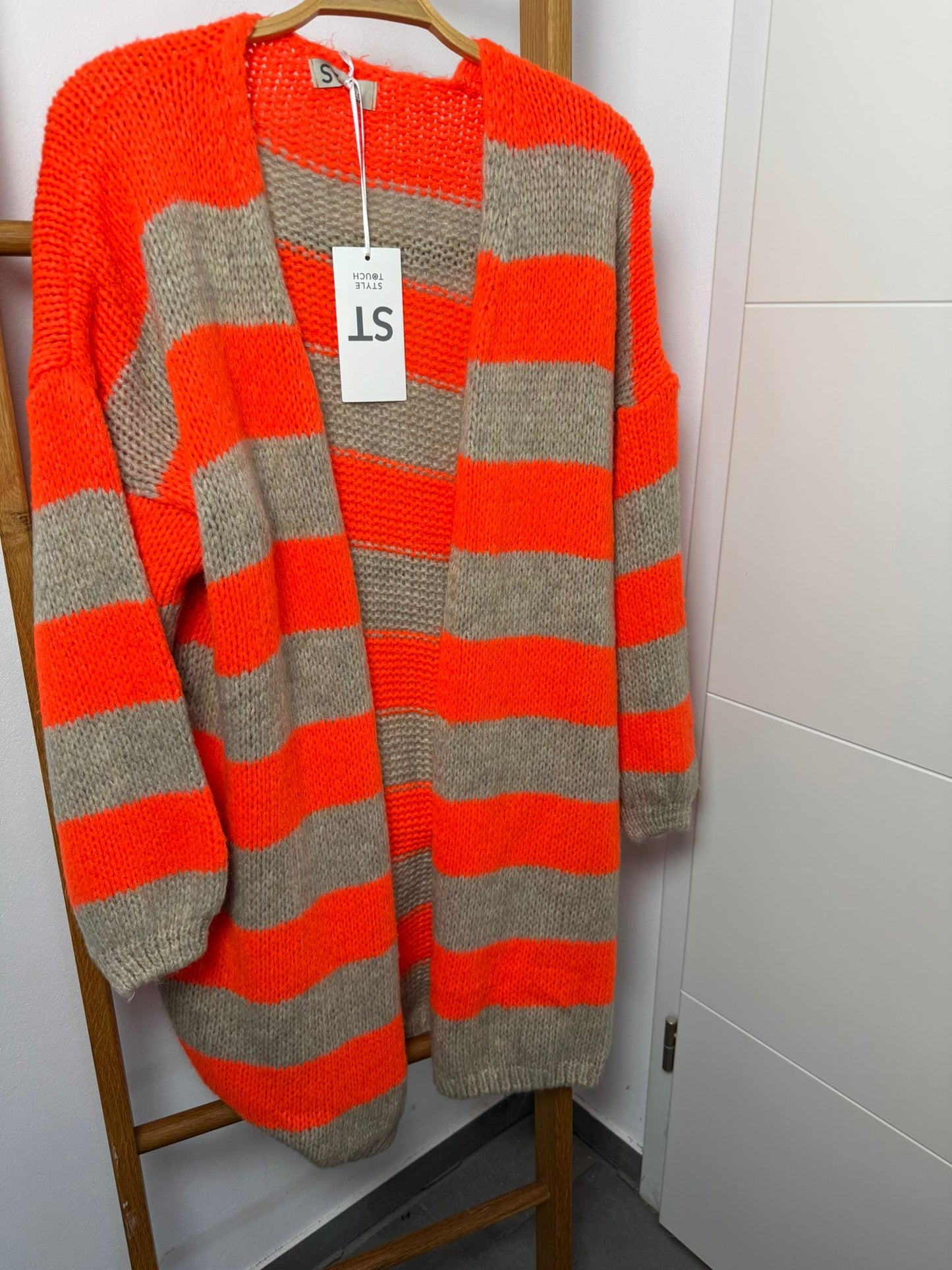 Strickjacke lang