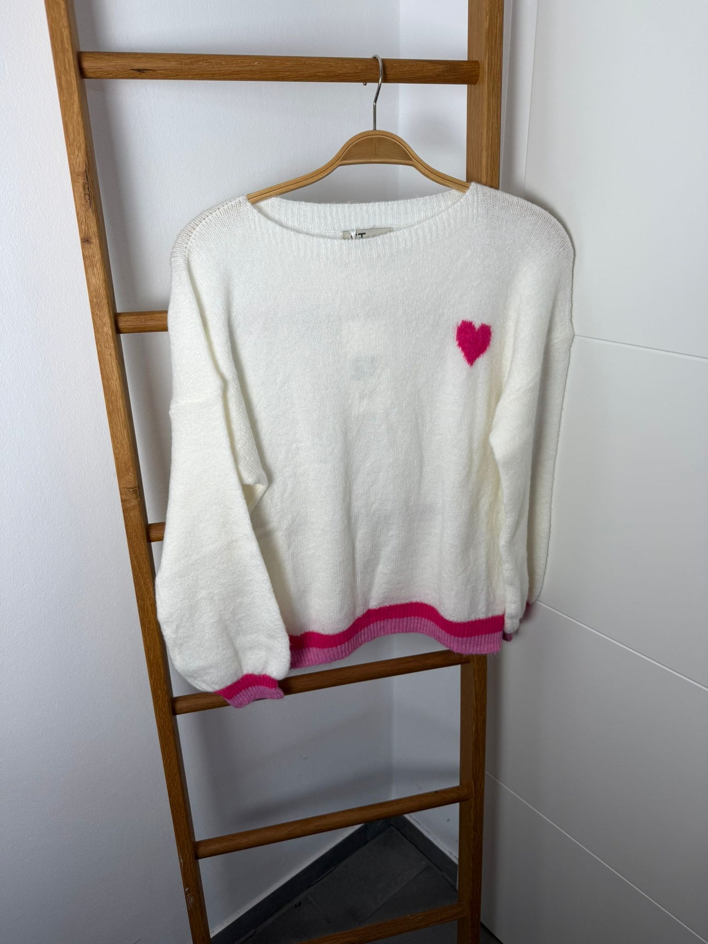 Strickpullover Herz