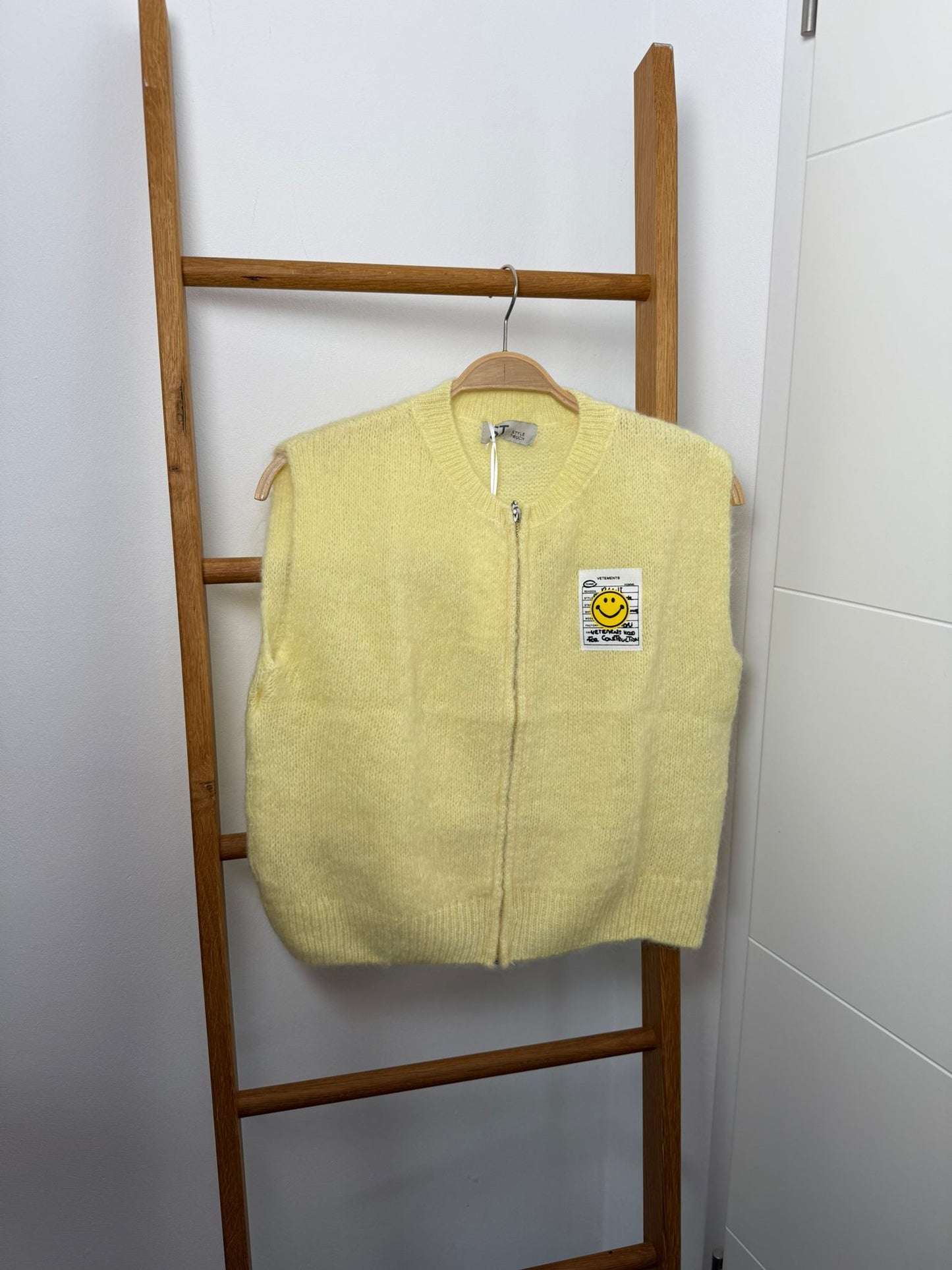 Strickweste Smiley