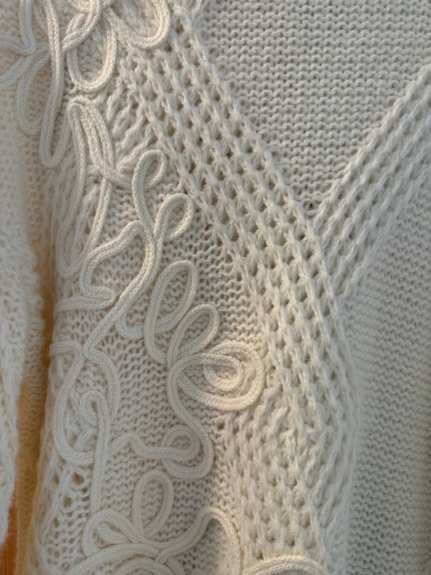 YAS YASFLORO LS Knit Pullover S – Damen Strickpullover