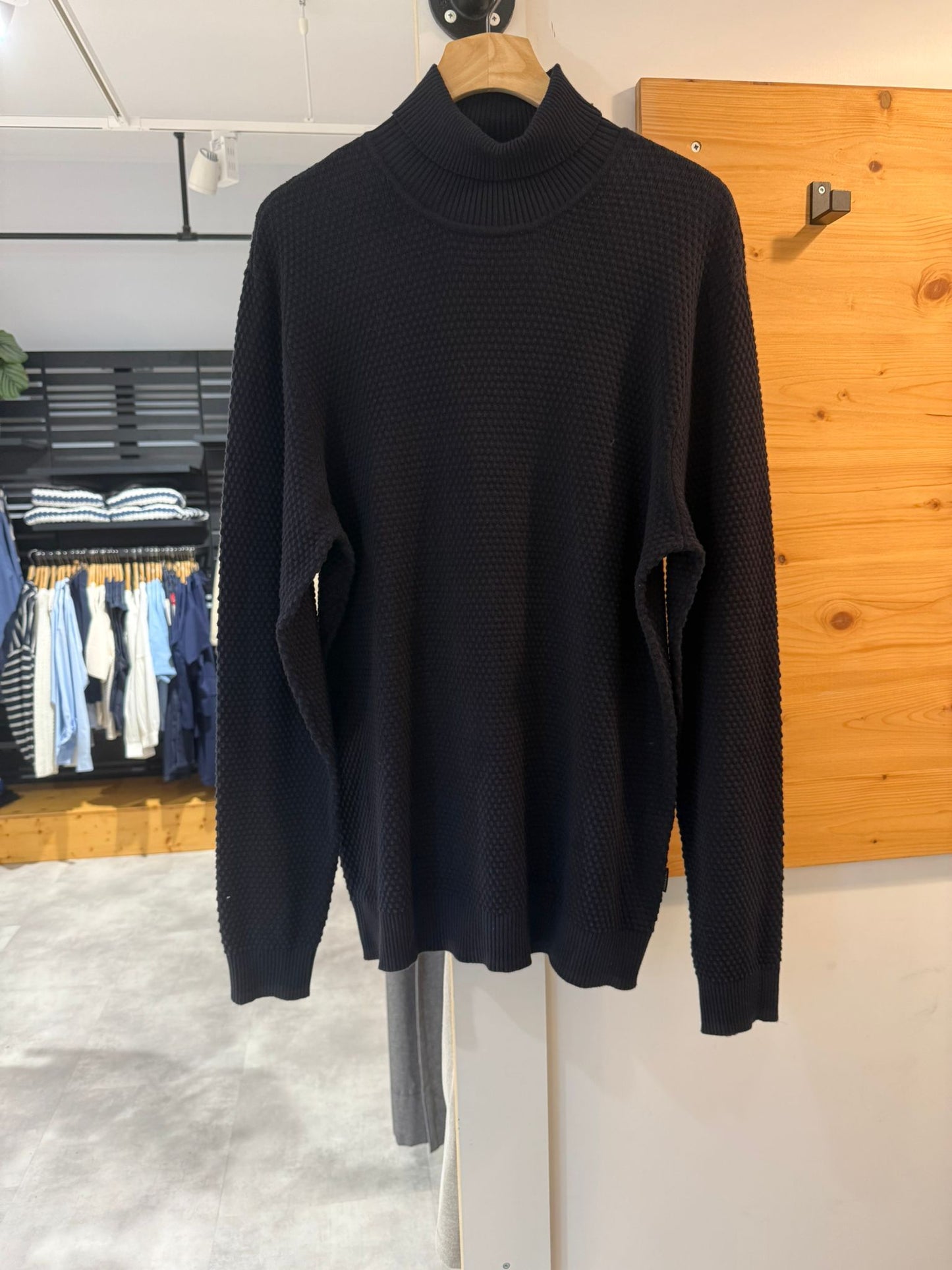 Blend BHREDHILL Rollneck Pullover – Herren Sweatshirt in Black, 100 % Baumwolle