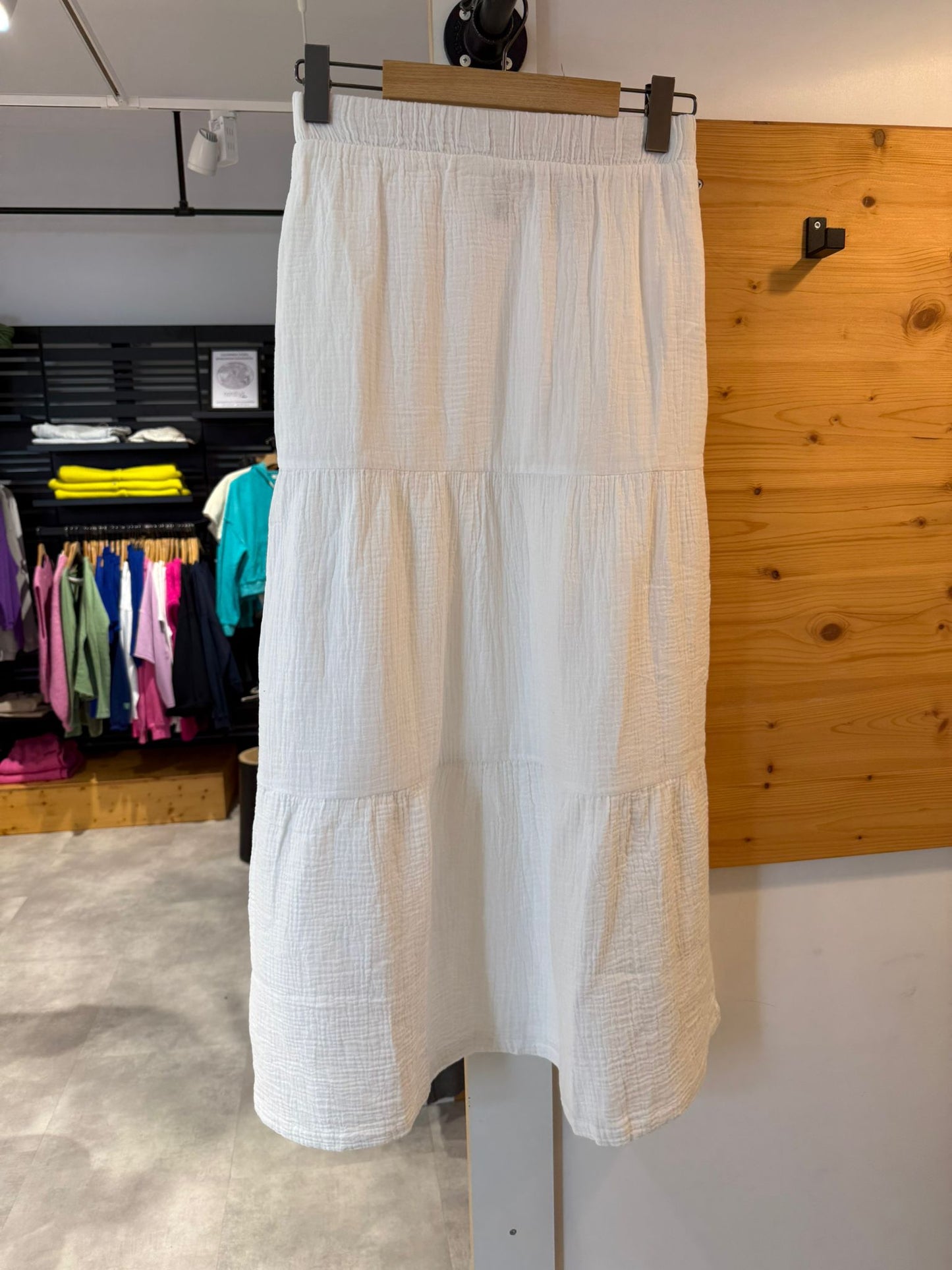 PCSIKKA HW Maxi Rock – Langer Baumwollrock Damen von Pieces
