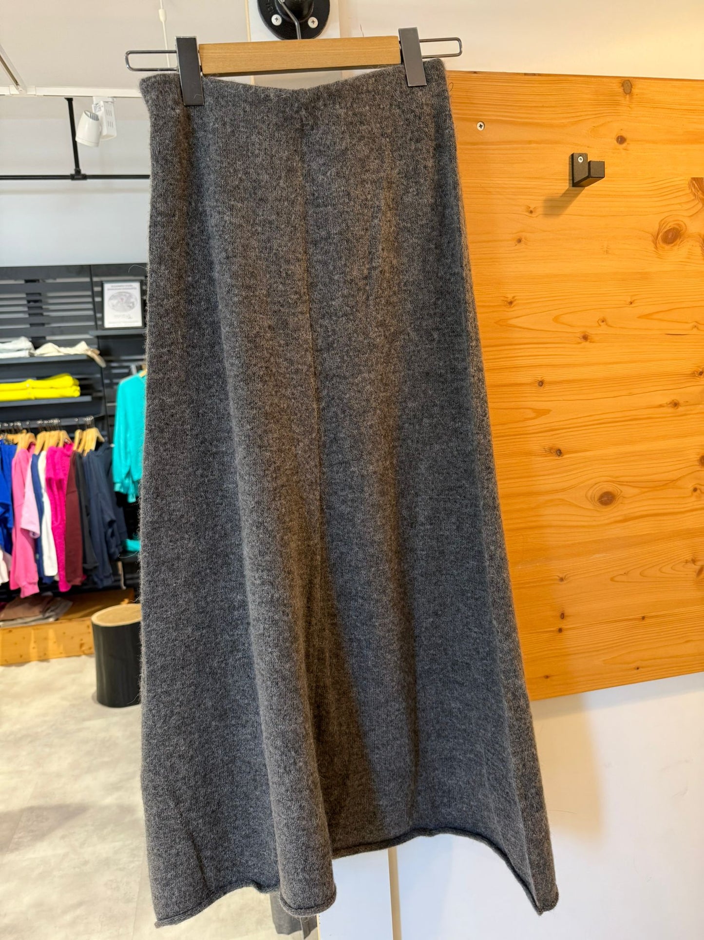 SLMiya Skirt von Soaked in Luxury – Damen Rock mit Alpaka- & Wollanteil (50% Polyester, 19% Acryl, 13% Alpaka, 13% Wolle, 5% Elasthan)