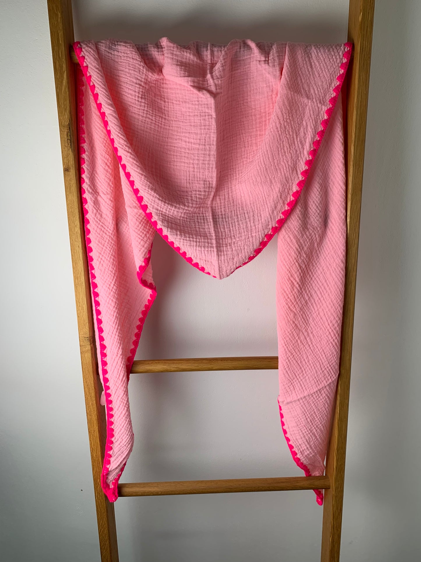 Musselin Dreieckstuch rosa-pink