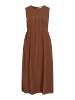 VIPRISILLA O-NECK S/L MIDI DRESS/VOL 5179481 Tiramisu
