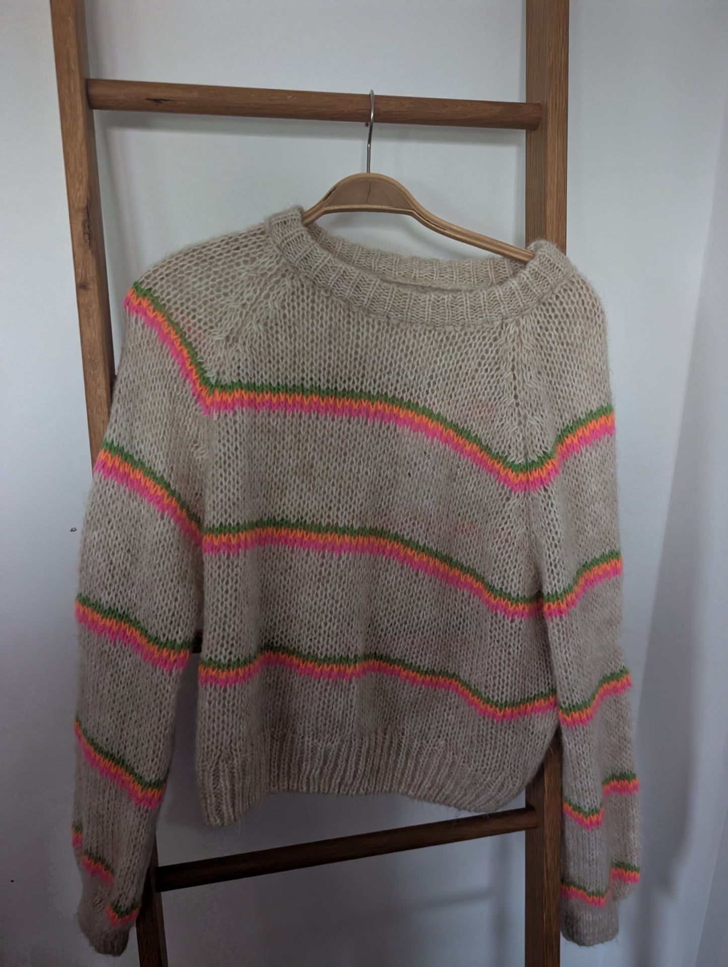 Strickpullover bunte Streifen