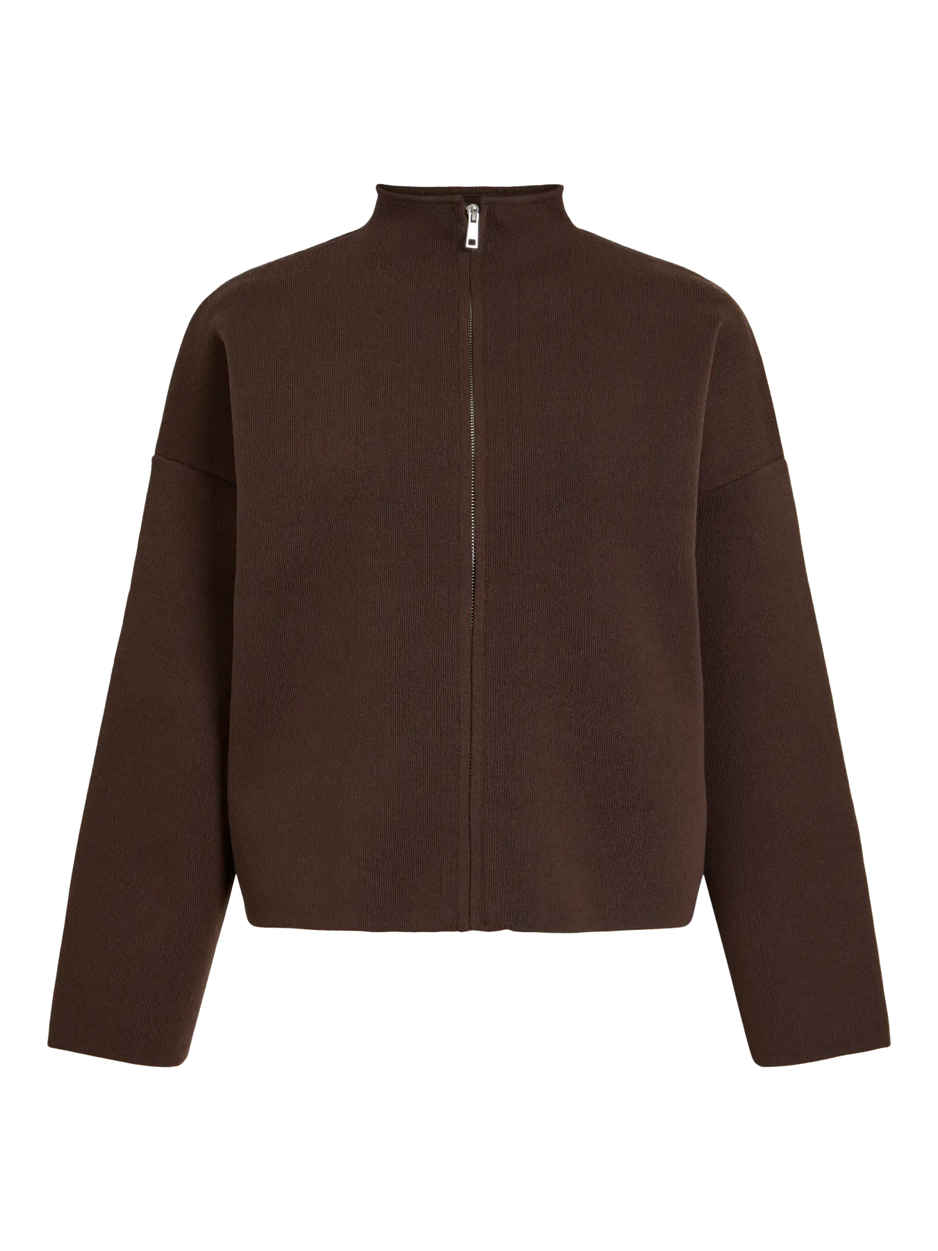 VIMOXIE HIGHNECK L/S KNIT CARDIGAN/BFS 5128305 Coffee Bean