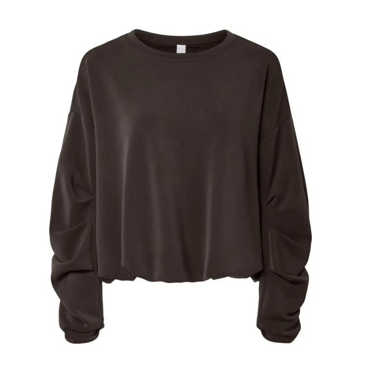 YASCOZE LS SWEAT - D2D 5205802 Coffee Bean