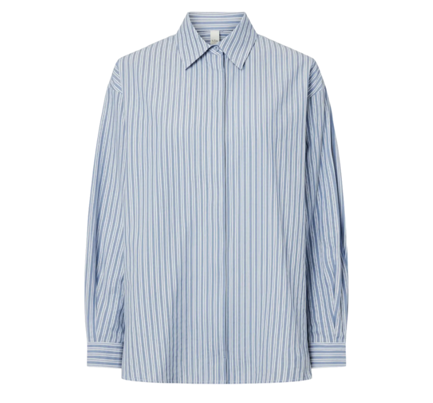 YASRIMA LS SHIRT S. NOOS 5217513 Soft Chambray W. Stripe