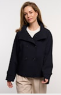 Zinia.7002721 Short jacket with double breasted closure Dark navy