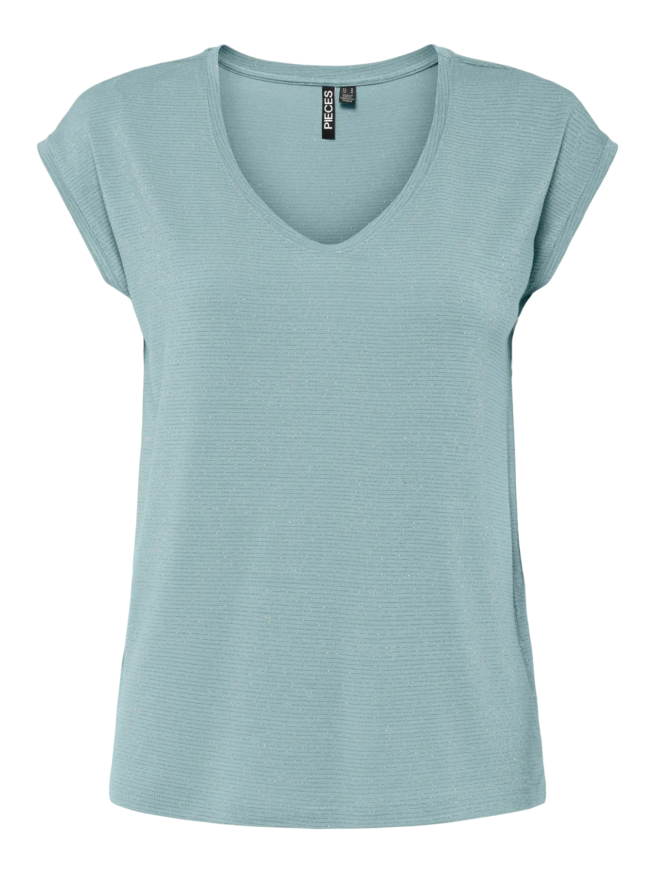 PCBILLO TEE LUREX STRIPES JRS NOOS BC Grey
