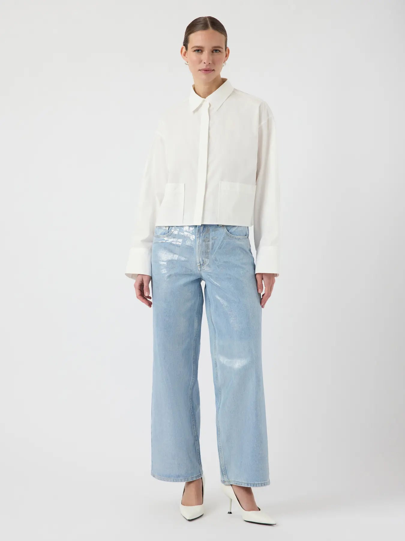YASLEE LS SHORT SHIRT S. NOOS