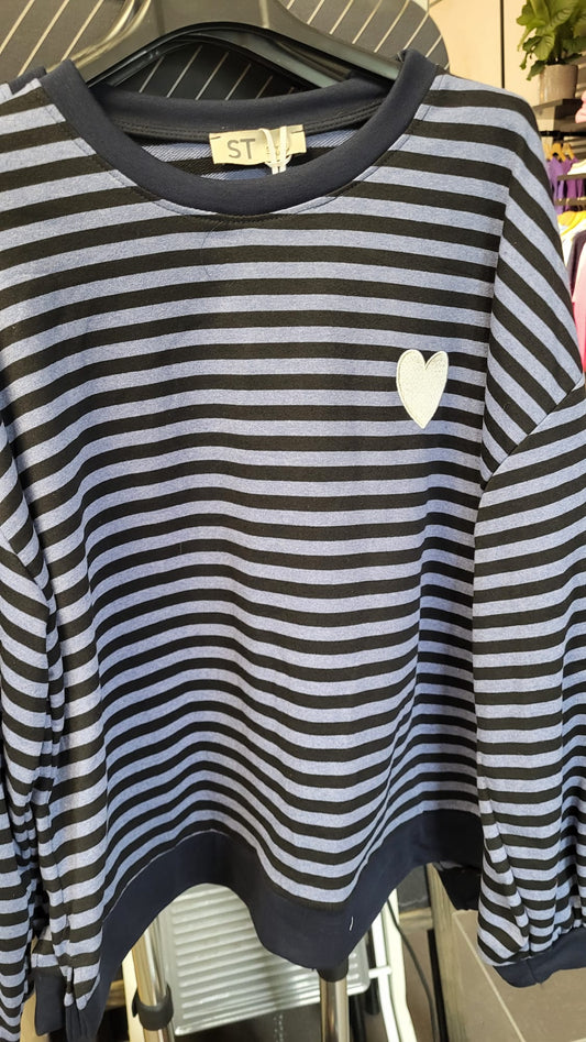Sweater gestreift