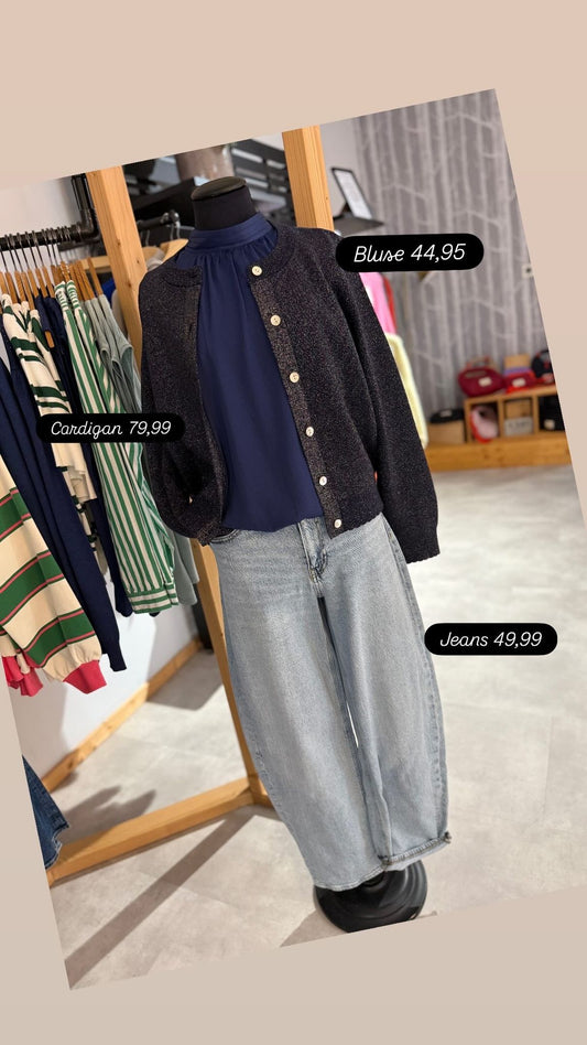 PCGRACE  MW BARREL JEANS NOOS BC Blue