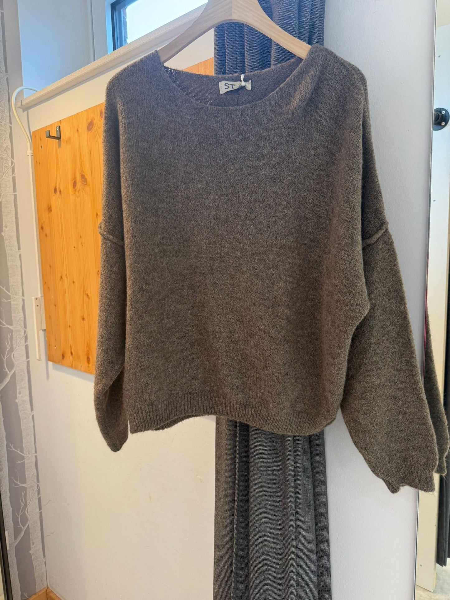 Strickpullover Damen Onesize mit Naht