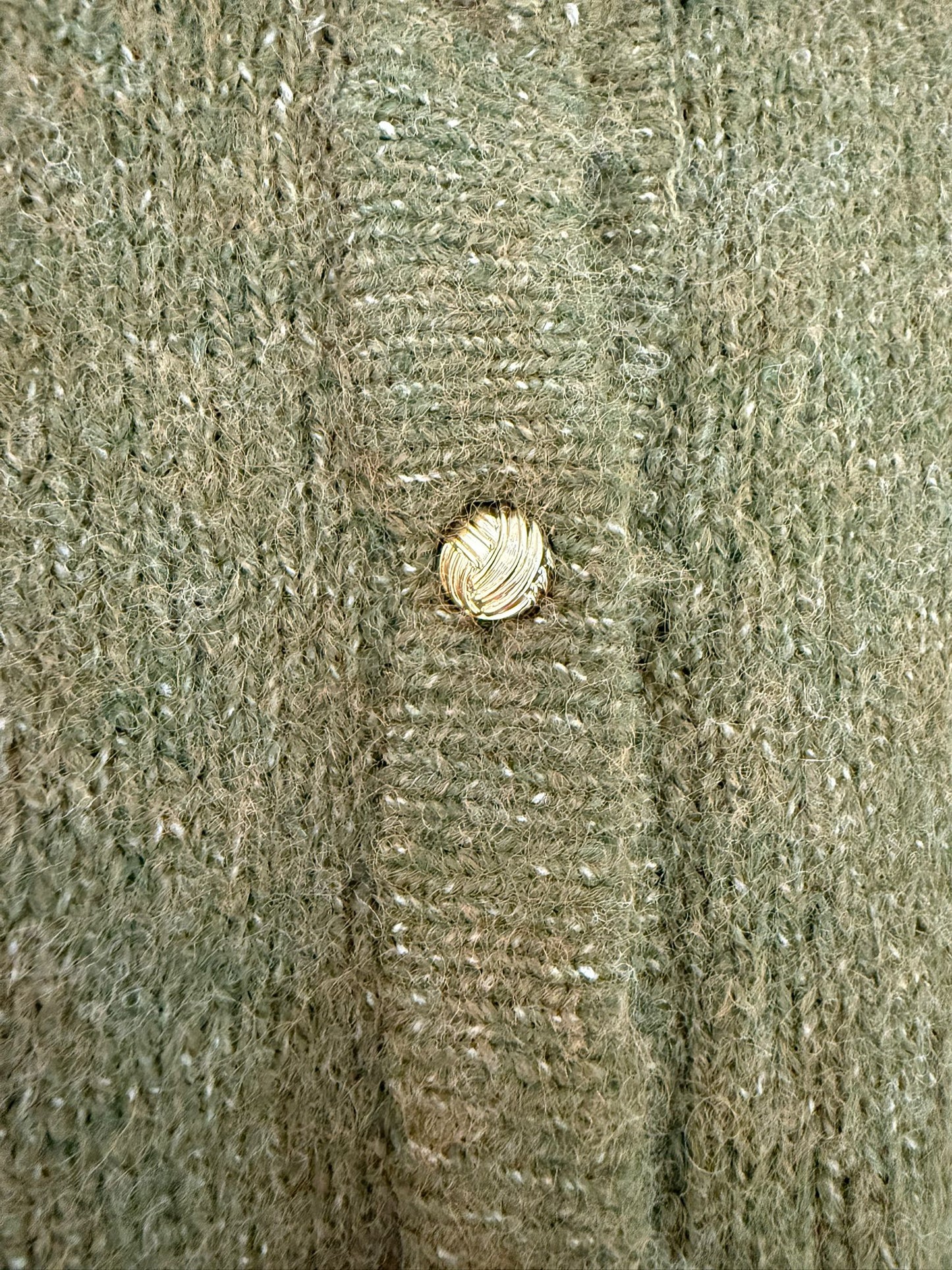 OBJECT Saggia Strickcardigan – Damen Strickjacke in Olive