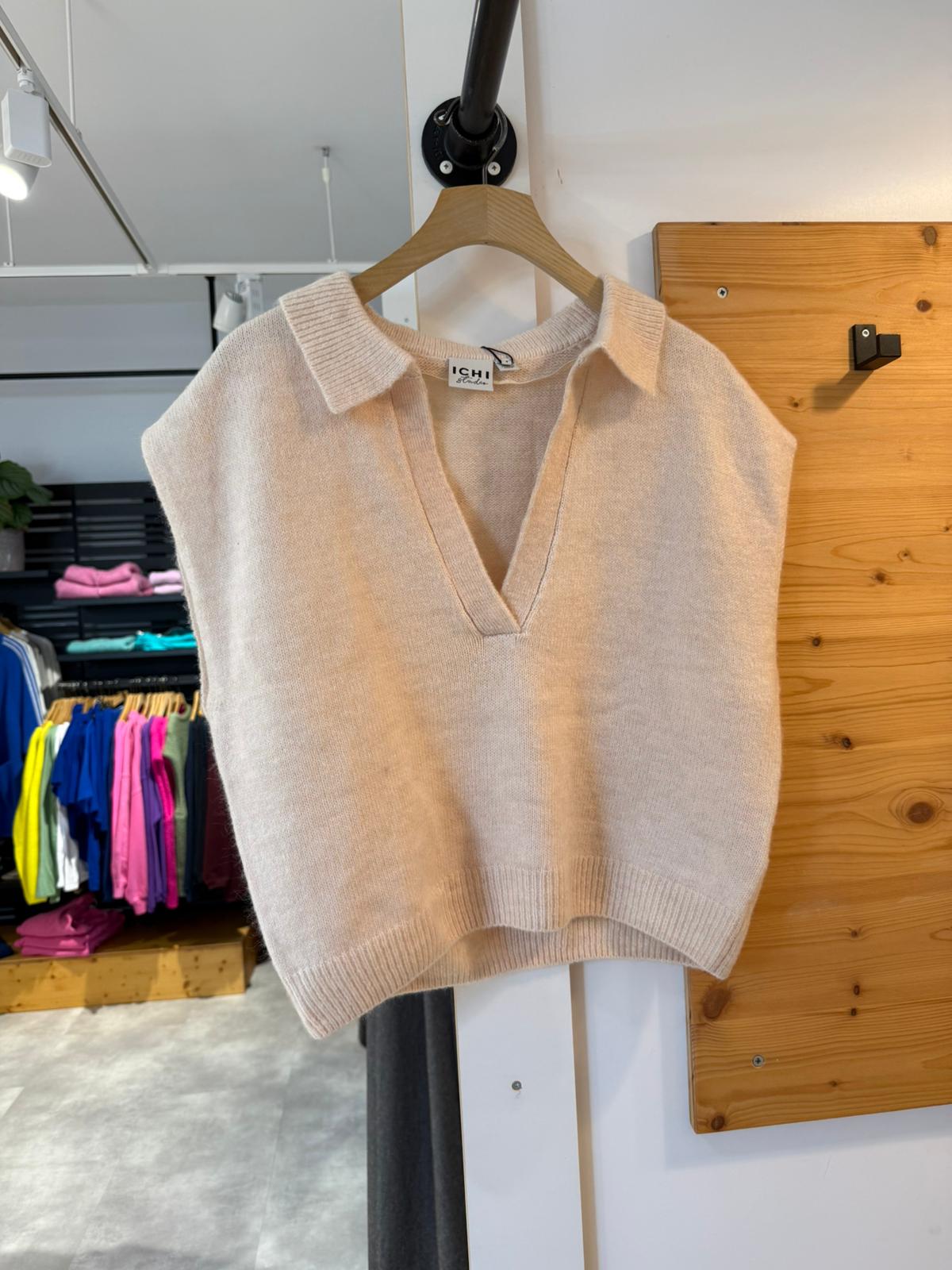 Ichi Damenpullunder Beige – IHPOVOKE WA6 Birch | Strickpullover