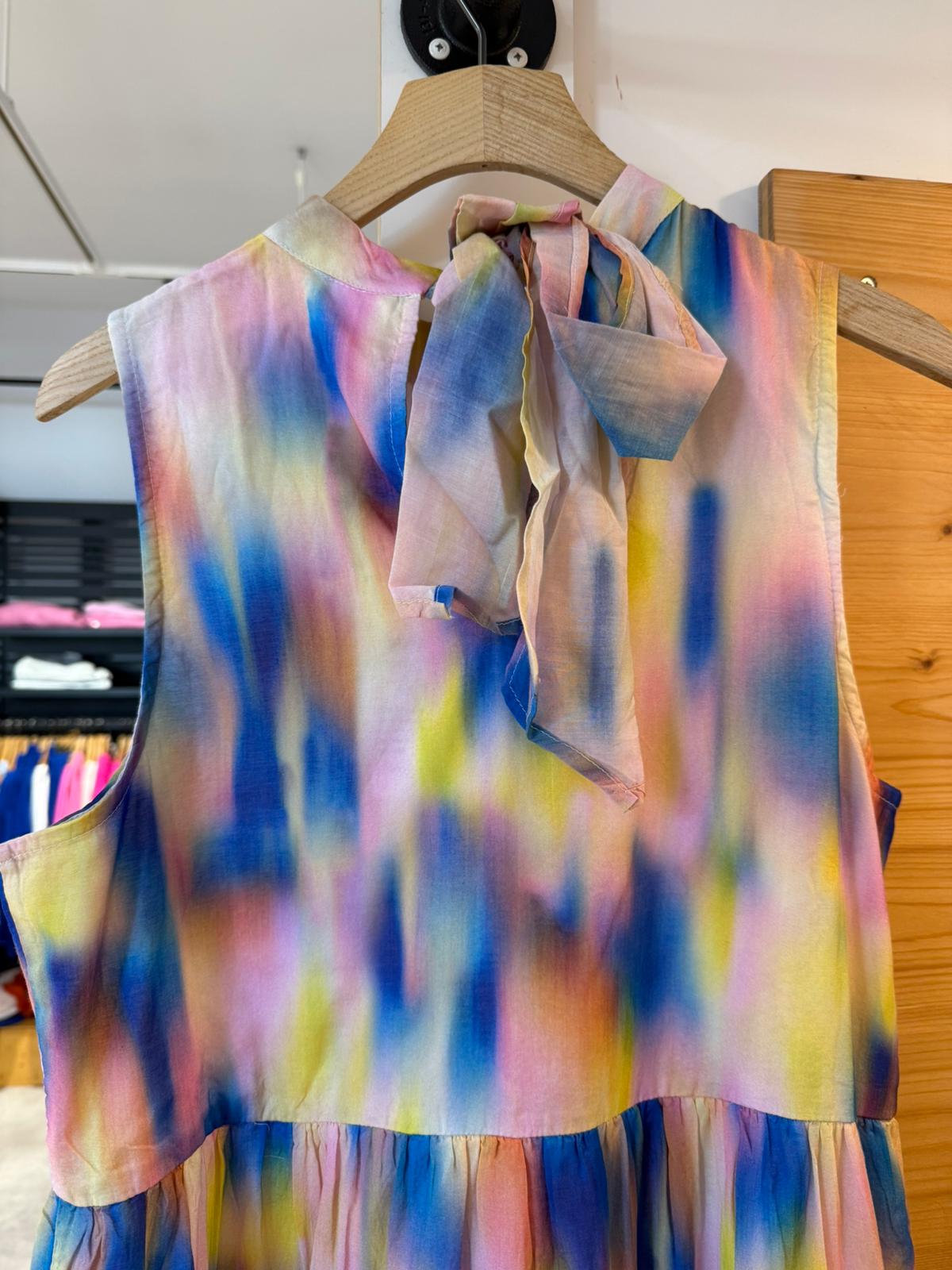 YASVIRANO Halterneck Sommerkleid bunt – Ärmelloses Maxikleid von YAS