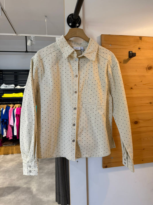 PatriciaSZ Shirt Turtledove Black Tiny Dots von Saint Tropez – Damen Shirt aus 100% Baumwolle