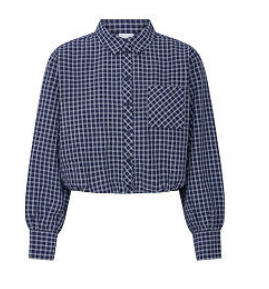 IHJACINTA SH 900015576 EVENING BLUE CHECK