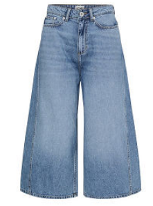 IHJULIAYA LONG SHO 200928 Washed med. blue