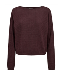 NUDINEA LS PULLOVER Fudge