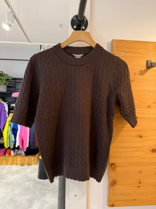 OBJFLAUNY - Object Damen Pullover aus 100% Bio-Baumwolle