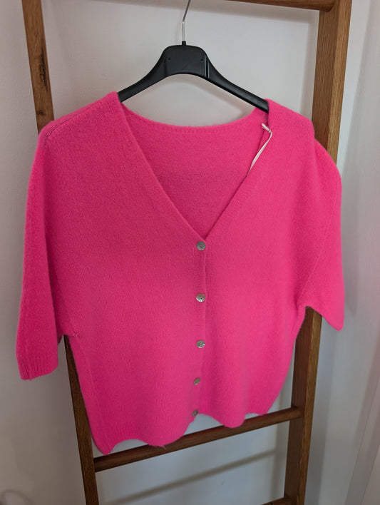 Strickjacke Kurzarm