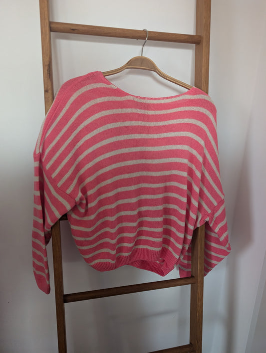 Strickpullover gestreift