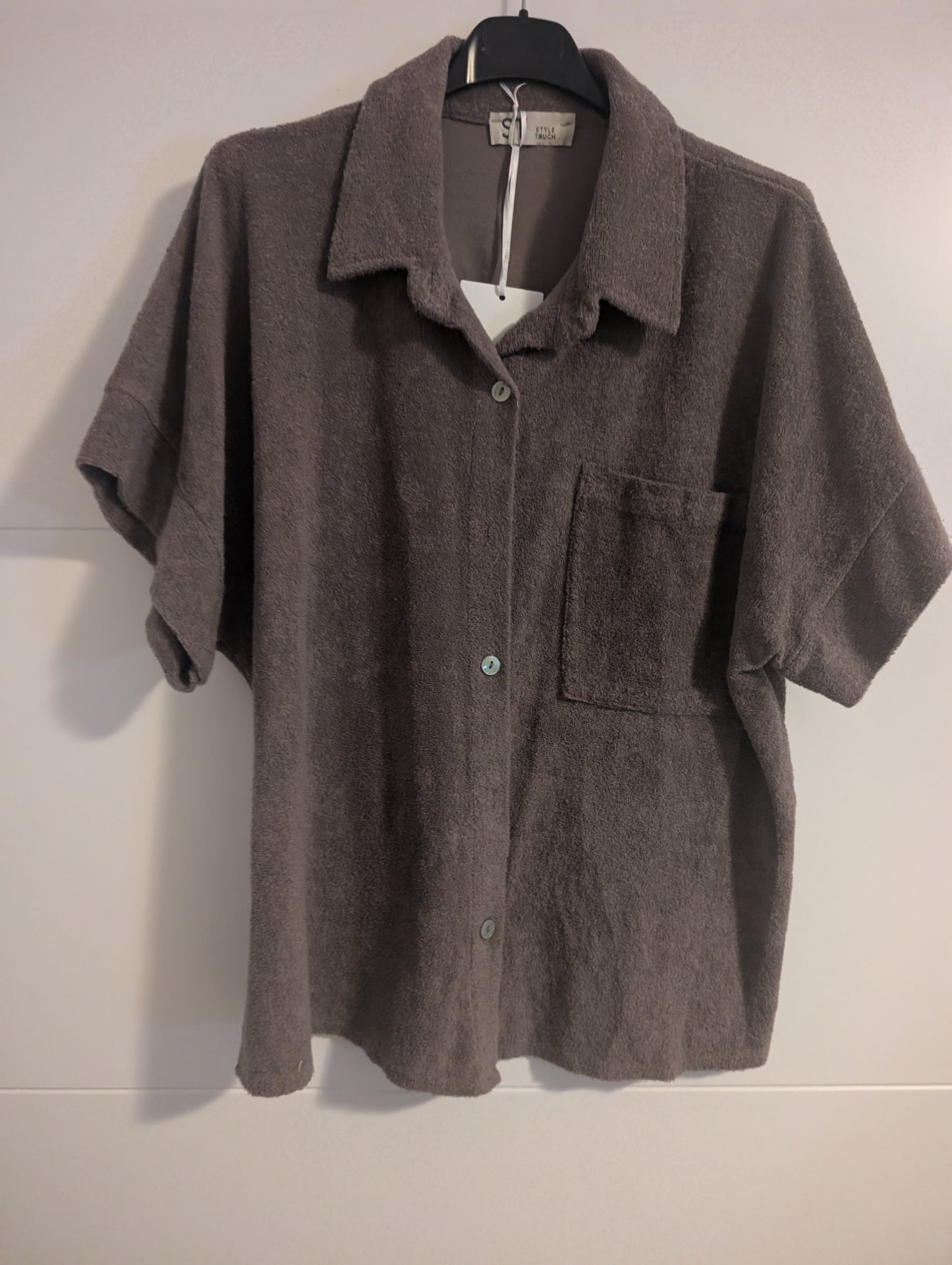 Frottee Bluse