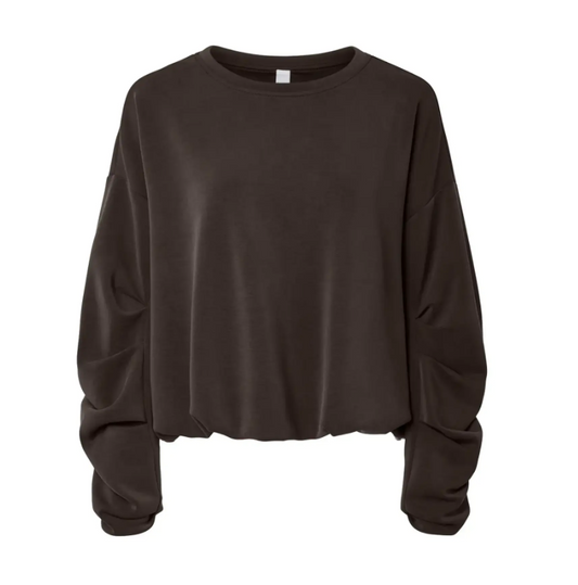 YASCOZE LS SWEAT - D2D 5205802 Coffee Bean