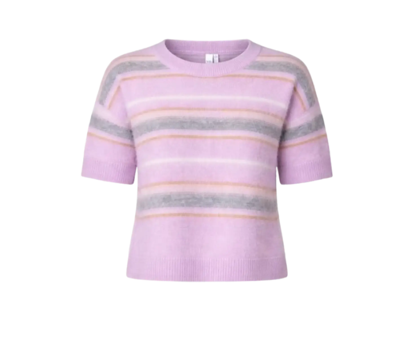 YASJOHI SS WOOL BLEND PULLOVER S. NOOS 5230381 Orchid Petal mix