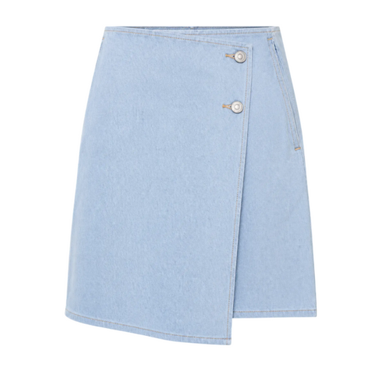 YASLISANA HMW SHORT DENIM SKIRT S. NOOS 5216104 Light Blue Denim
