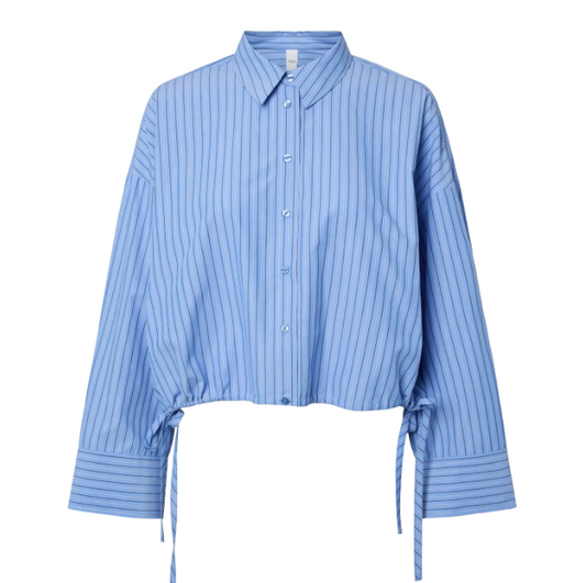 YASZENIA LS SHORT SHIRT S. NOOS 5198497 Little Boy Blue WHITE