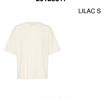 IHLULS LOOSE SS 900016832 LILAC SN. W BROWN WIDE STRIPE
