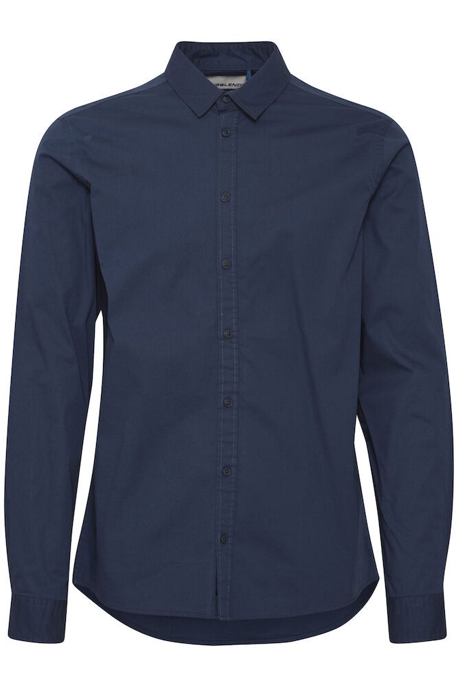 Blend Herrenhemd Blau – BHBOXWELL Shirt Dress Blues | Modernes Freizeit-Hemd im Sale