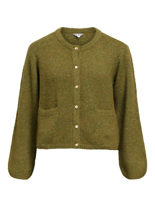OBJSAGGIA RE L/S KNIT CARDIGAN NOOS
